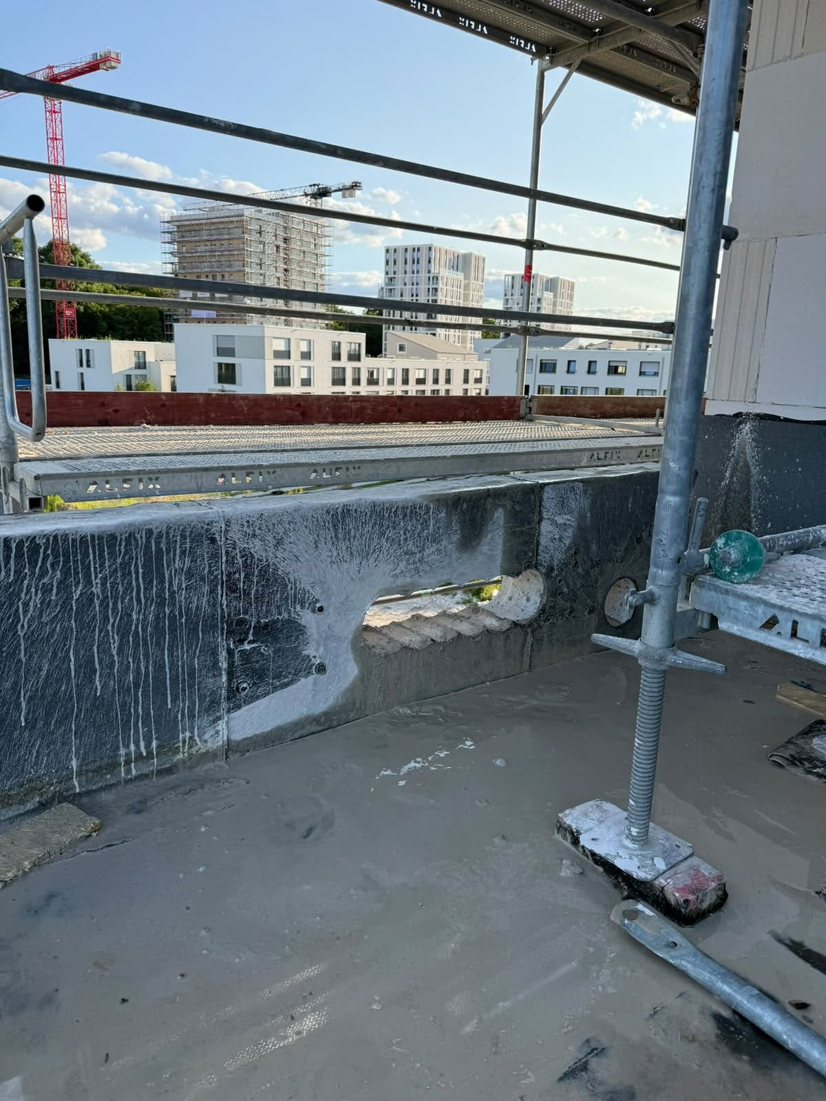 Rohbau und Fassade